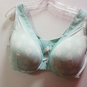 Lightly padded underwire bra